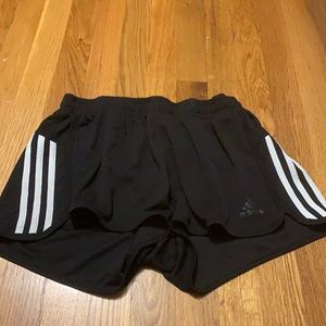 Black adidas athletic shorts